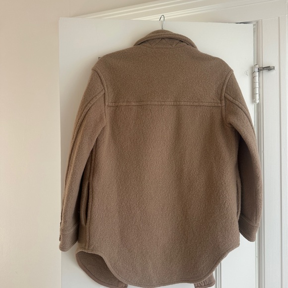 Wilfred Free Aritzia Brown Wool Coat - Picture 2 of 3